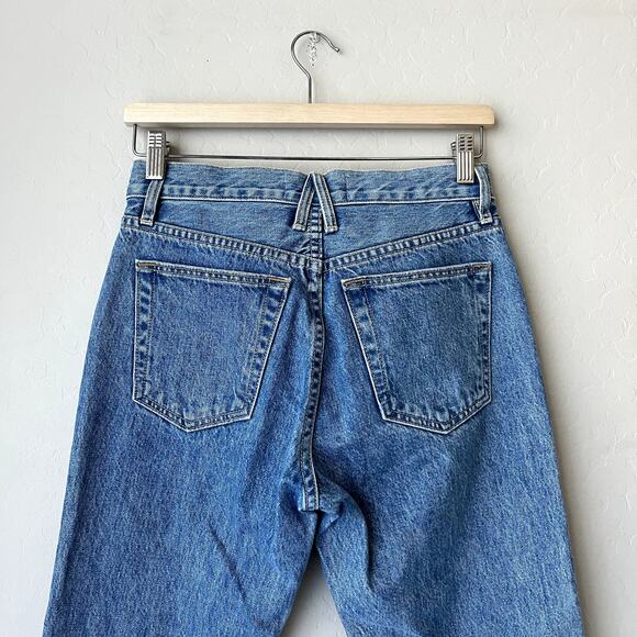 SLVRLAKE Denim Jeans Hero Pacific Blue Denim Slim Fit High Rise Jeans Size 25 - Picture 10 of 13